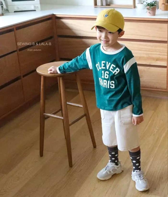 Sewing B - Korean Children Fashion - #designkidswear - Color Slit Tee - 10
