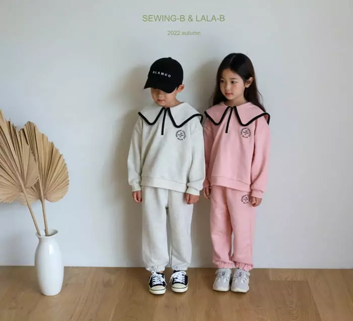 Sewing B - Korean Children Fashion - #designkidswear - Sailor Top Bottom Set - 4