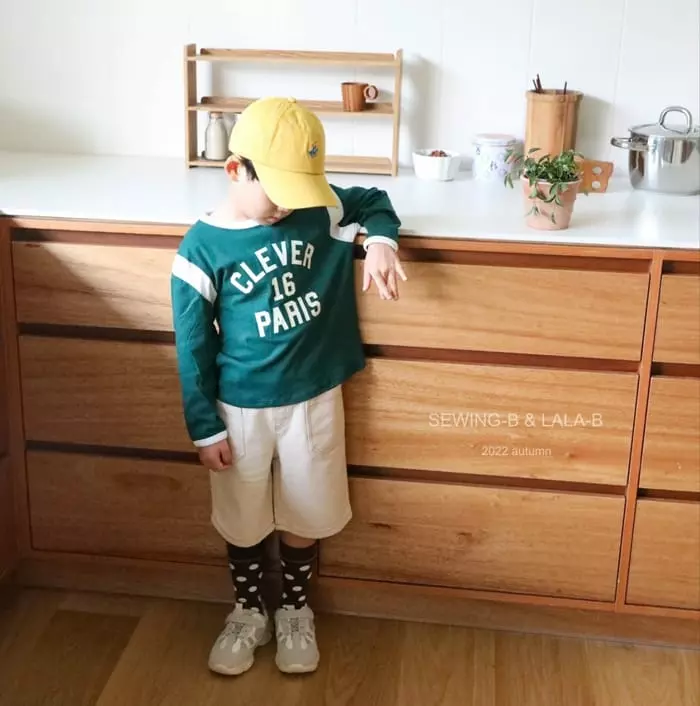 Sewing B - Korean Children Fashion - #discoveringself - Color Slit Tee - 11