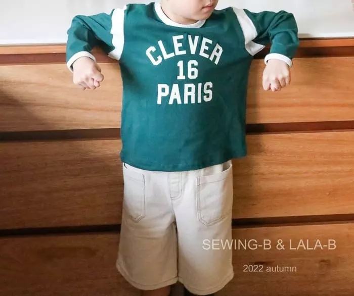 Sewing B - Korean Children Fashion - #fashionkids - Color Slit Tee - 12