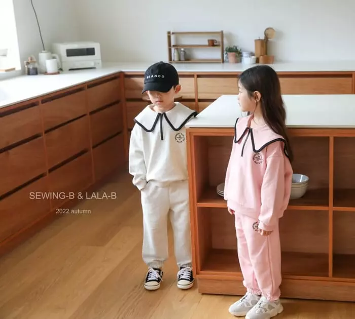 Sewing B - Korean Children Fashion - #kidsshorts - Sailor Top Bottom Set - 6
