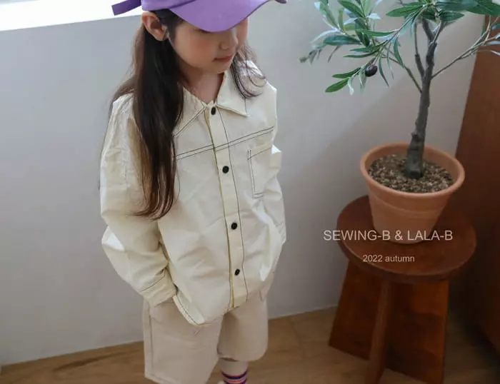 Sewing B - Korean Children Fashion - #kidsshorts - Stitch Shirt - 3