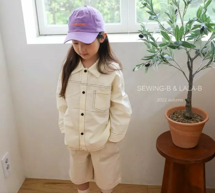 Sewing B - Korean Children Fashion - #kidsshorts - Stitch Shirt - 4