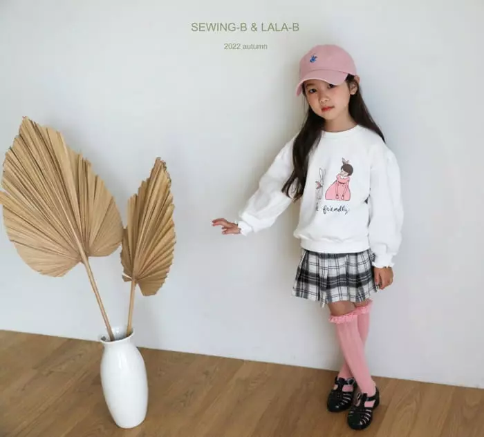 Sewing B - Korean Children Fashion - #minifashionista - Biki Check Skirt - 5