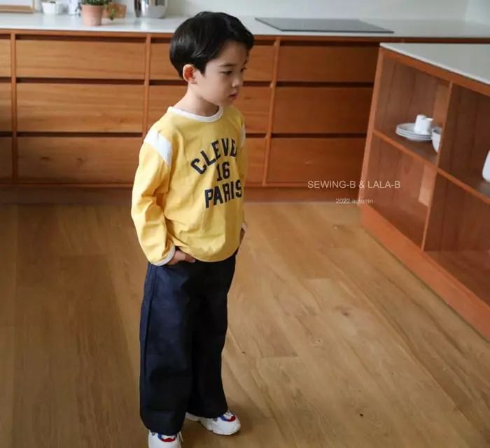 Sewing B - Korean Children Fashion - #minifashionista - Color Slit Tee - 3