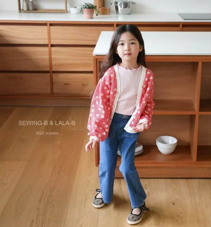 Sewing B - Korean Children Fashion - #prettylittlegirls - Flower Cardigan - 5