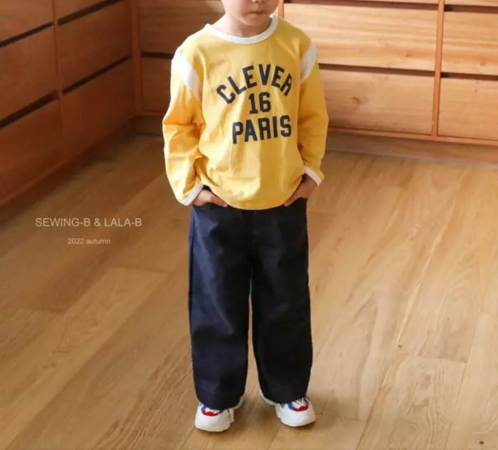 Sewing B - Korean Children Fashion - #todddlerfashion - Color Slit Tee - 5