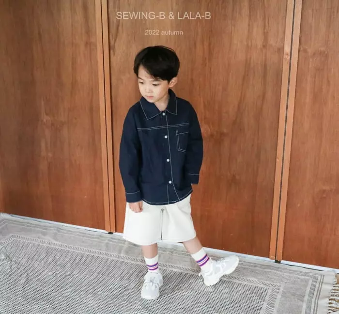 Sewing B - Korean Children Fashion - #toddlerclothing - Stitch Shirt - 12