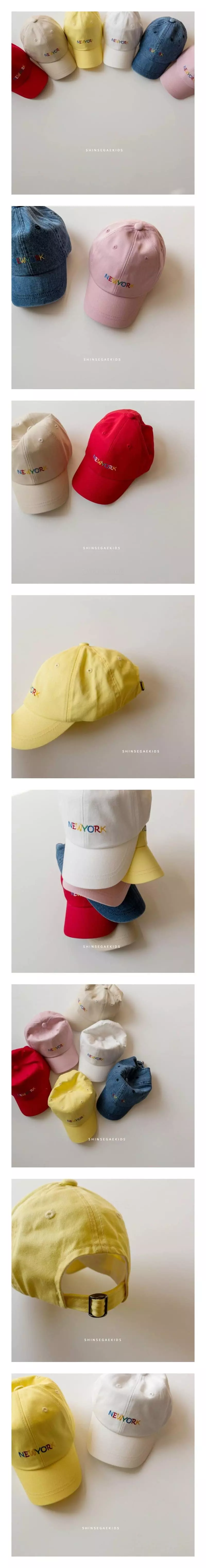 Shinseage Kids - Korean Children Fashion - #kidzfashiontrend - Color New York Cap