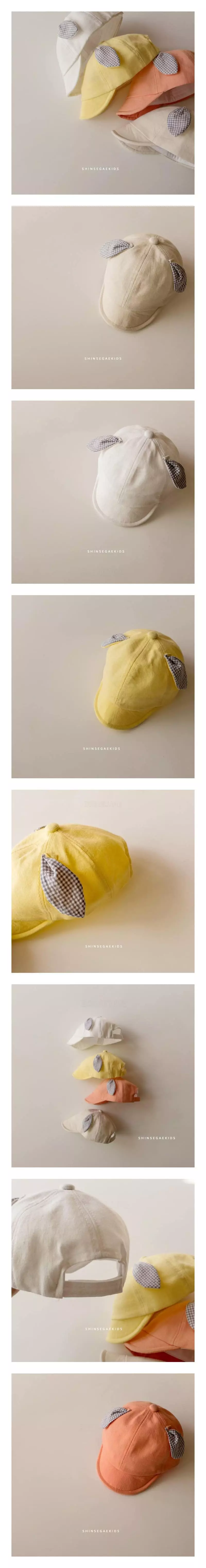 Shinseage Kids - Korean Children Fashion - #littlefashionista - Check Ears Cap