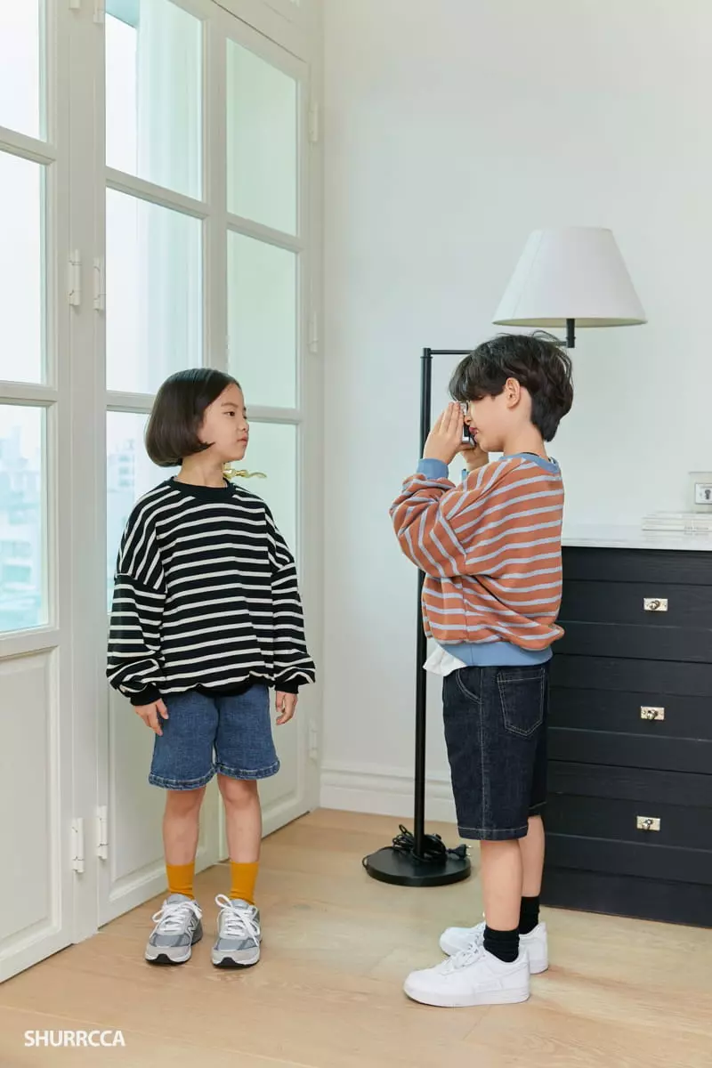 Shurrcca - Korean Children Fashion - #Kfashion4kids - Half Jeans - 12