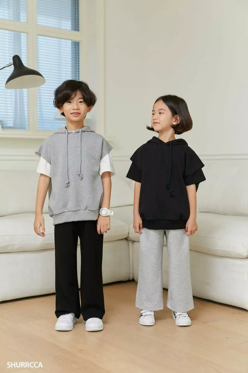 Shurrcca - Korean Children Fashion - #Kfashion4kids - Hoody Vest - 6