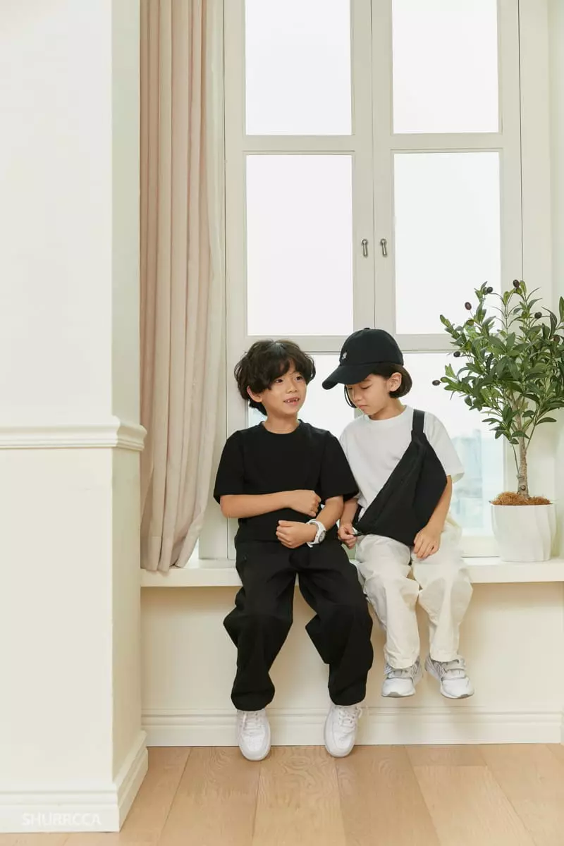 Shurrcca - Korean Children Fashion - #Kfashion4kids - Plain Tee - 5