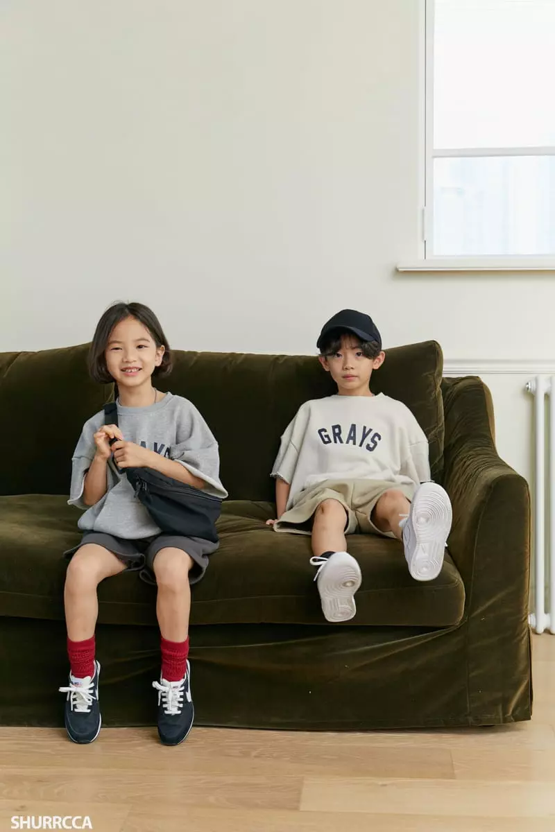 Shurrcca - Korean Children Fashion - #kidzfashiontrend - Short Sweatshrit - 4