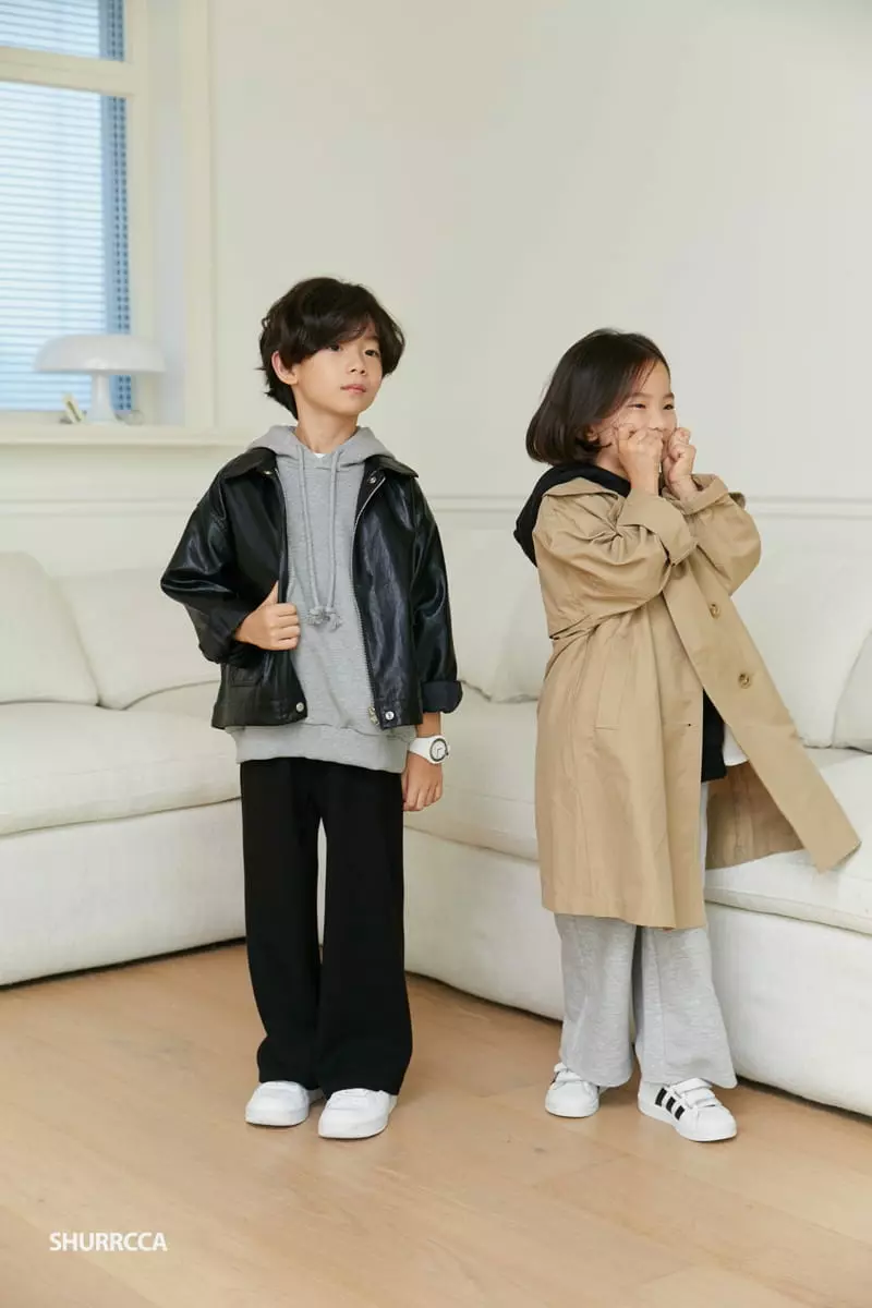 Shurrcca - Korean Children Fashion - #Kfashion4kids - Pocket Leather Jacket - 8