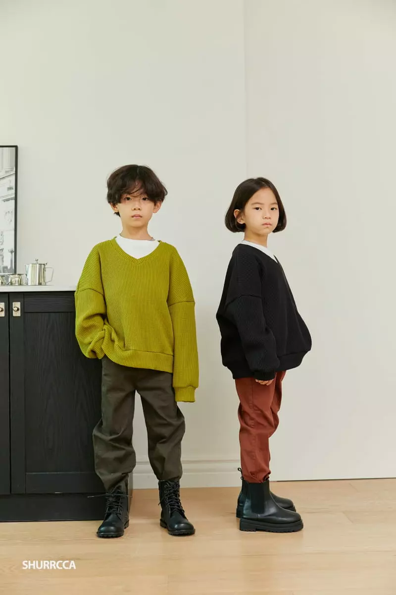 Shurrcca - Korean Children Fashion - #childofig - Croiffle Sweatshirt - 9