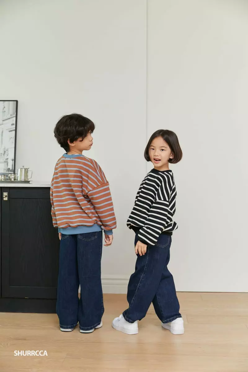 Shurrcca - Korean Children Fashion - #childofig - Wide Jeans - 7