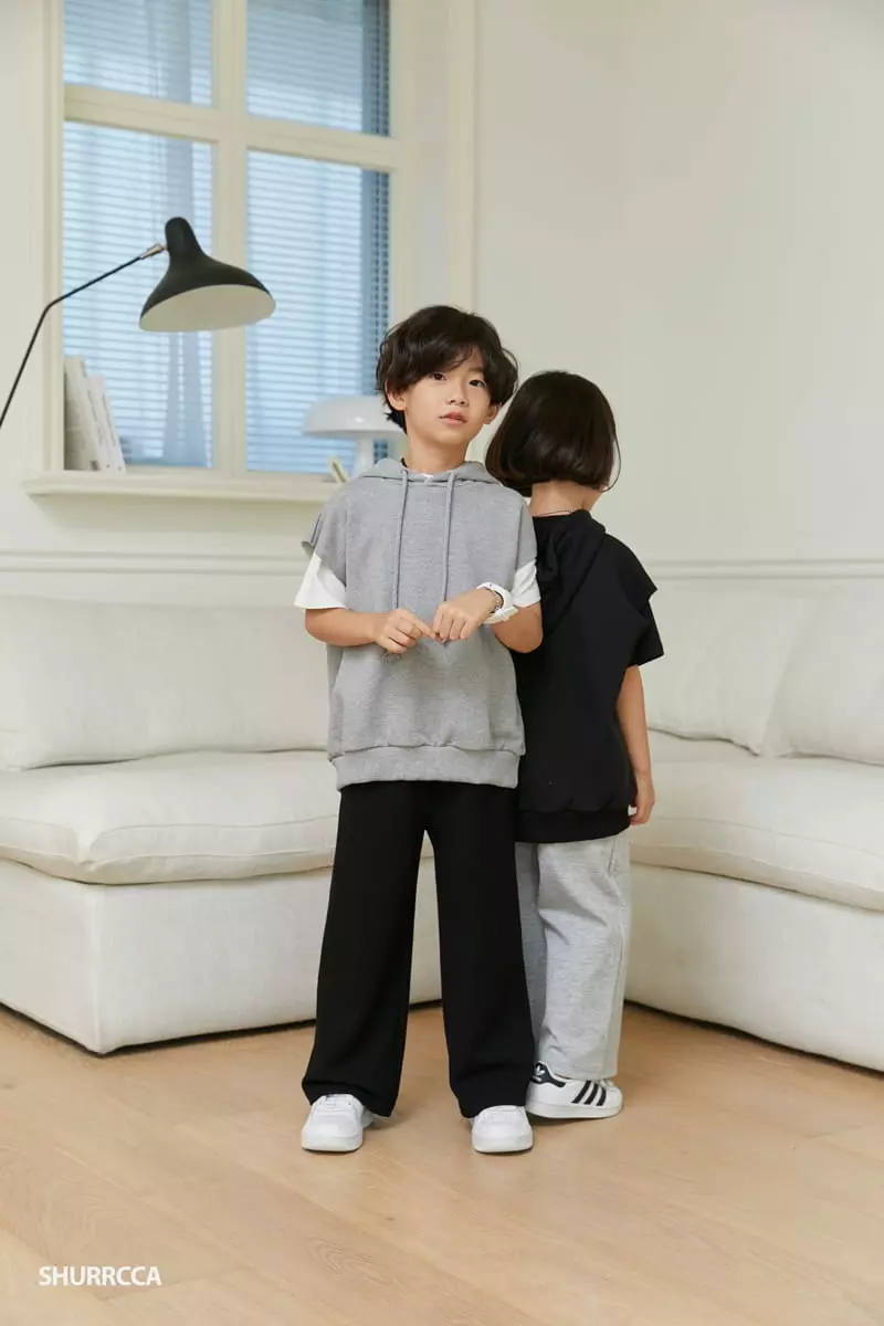 Shurrcca - Korean Children Fashion - #childofig - Hoody Vest - 11
