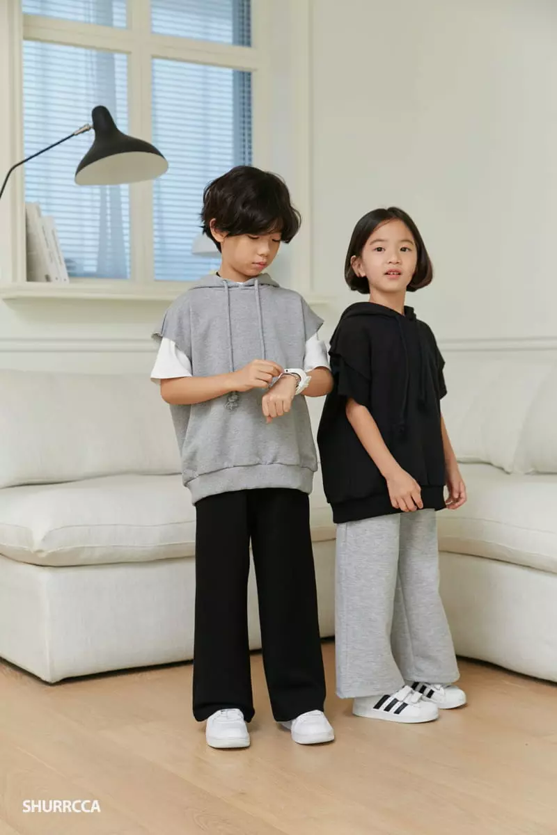 Shurrcca - Korean Children Fashion - #childofig - Hoody Vest - 12