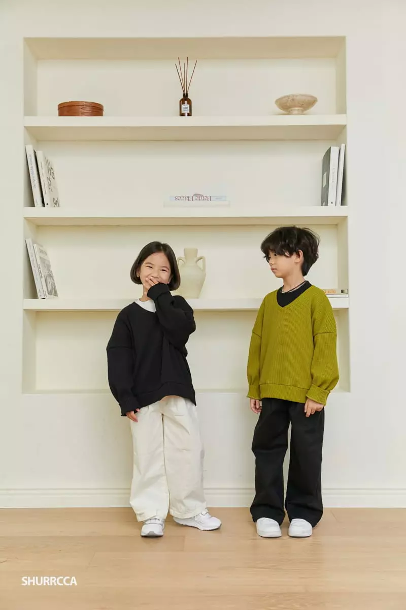 Shurrcca - Korean Children Fashion - #designkidswear - Croiffle Sweatshirt - 11