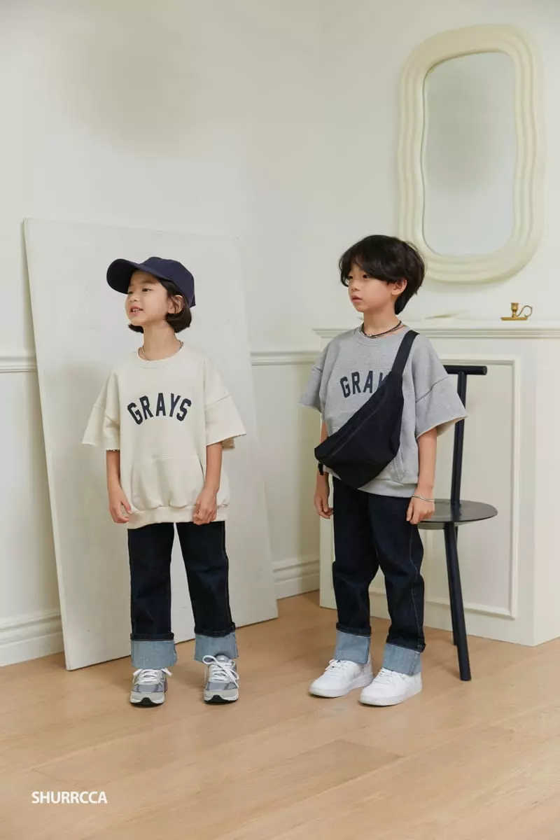 Shurrcca - Korean Children Fashion - #designkidswear - Short Sweatshrit - 12