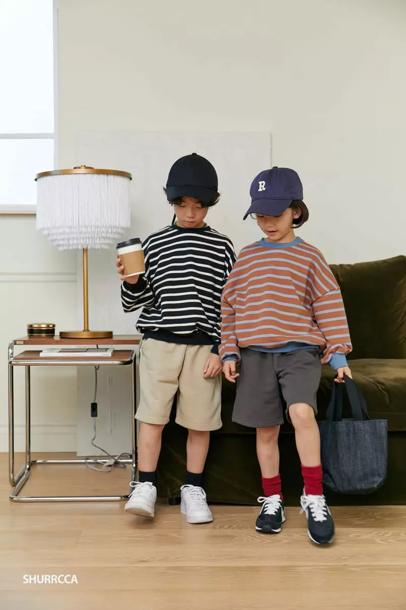 Shurrcca - Korean Children Fashion - #designkidswear - Line Sweatshirt - 12