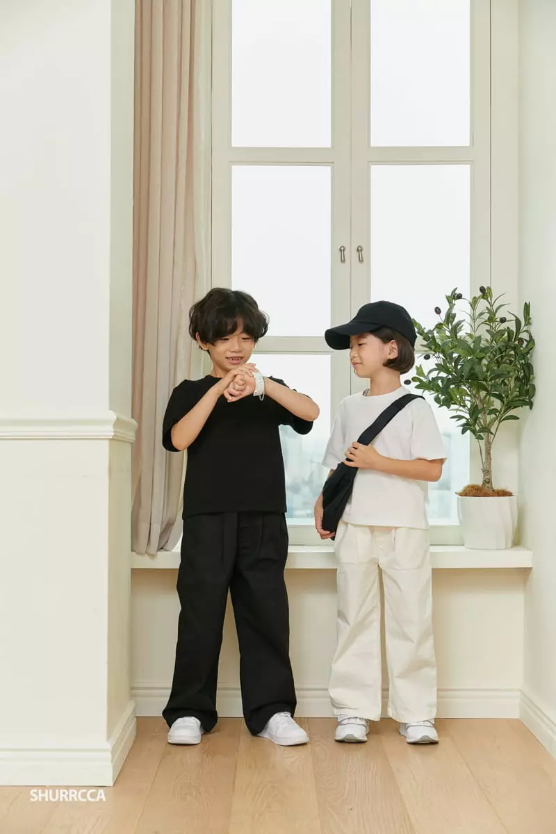 Shurrcca - Korean Children Fashion - #designkidswear - Wide Pants - 4