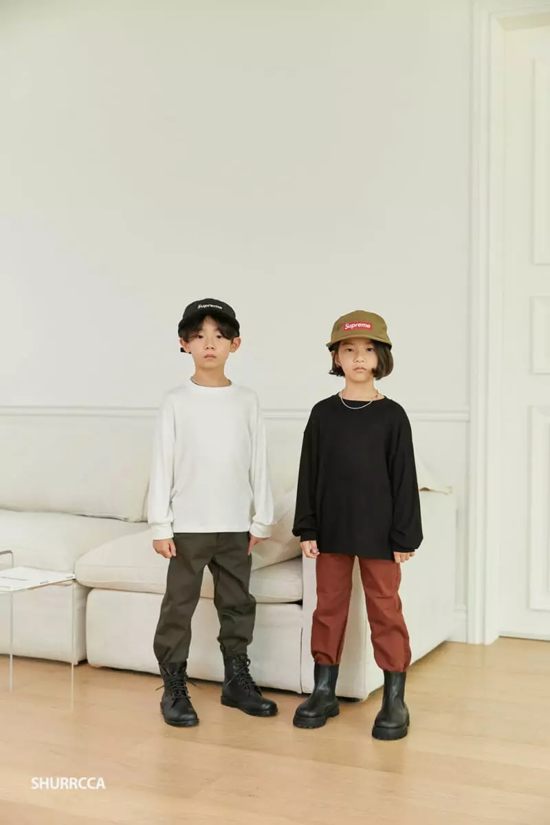 Shurrcca - Korean Children Fashion - #discoveringself - Soft Tee - 4