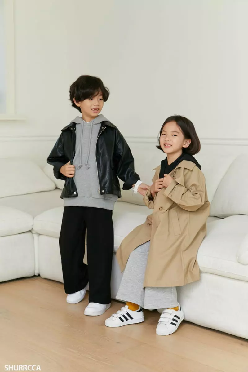 Shurrcca - Korean Children Fashion - #fashionkids - Merci Trench Coat - 5