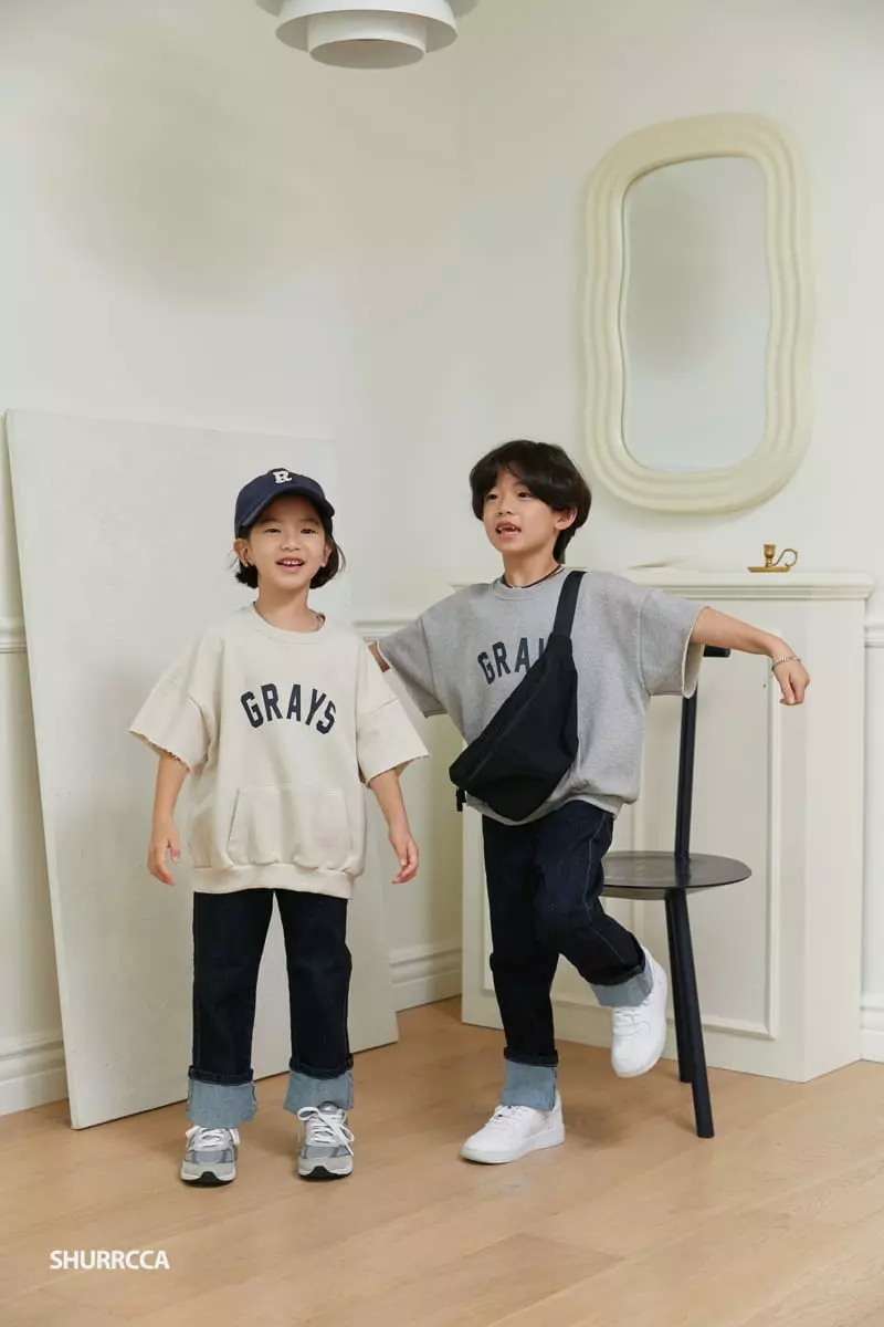 Shurrcca - Korean Children Fashion - #kidsshorts - Span Roll Up Jeans - 10