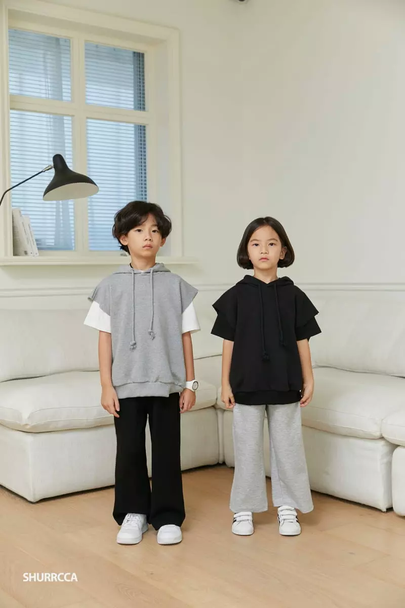 Shurrcca - Korean Children Fashion - #kidsshorts - Hoody Vest - 3