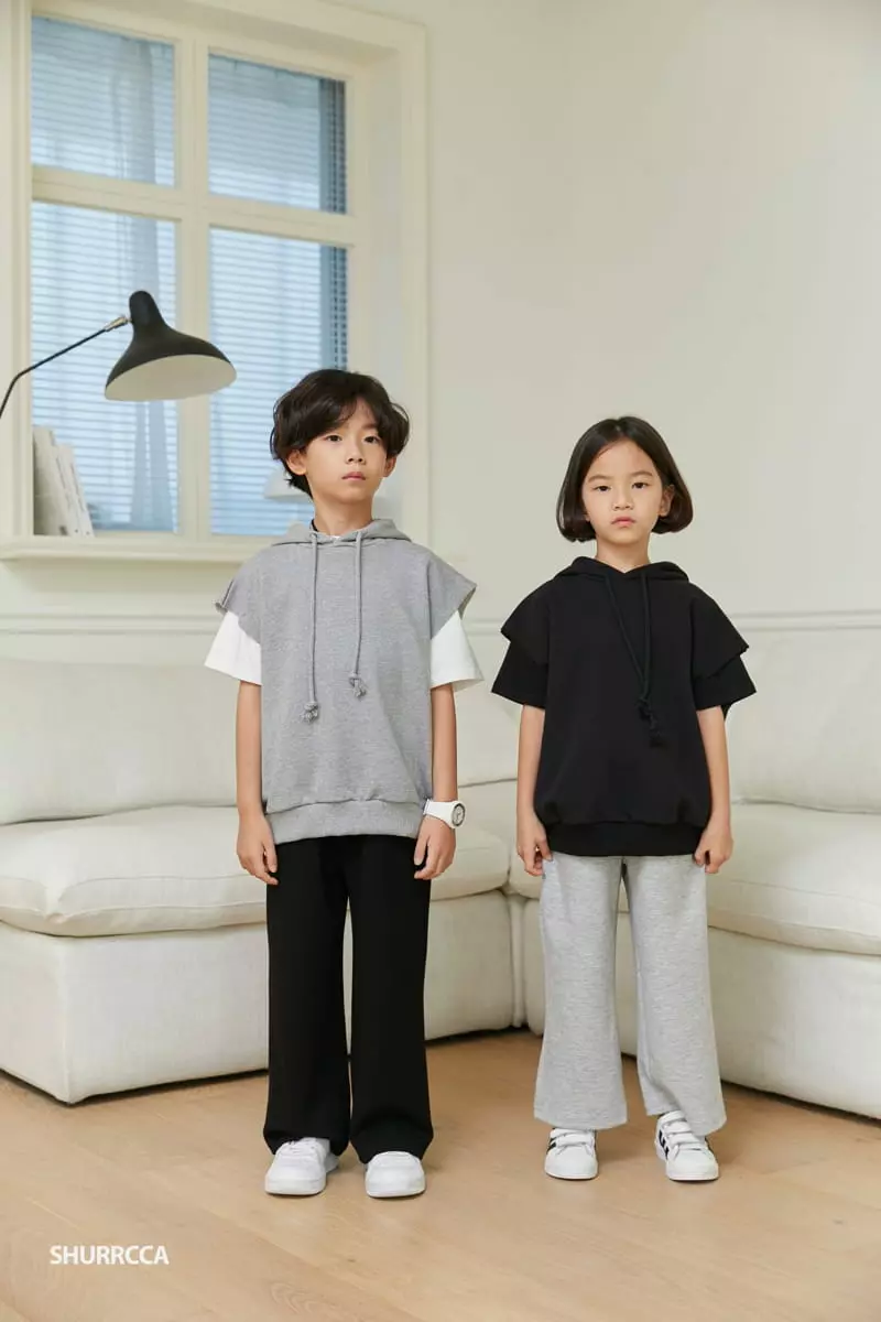 Shurrcca - Korean Children Fashion - #kidsshorts - Hoody Vest - 4