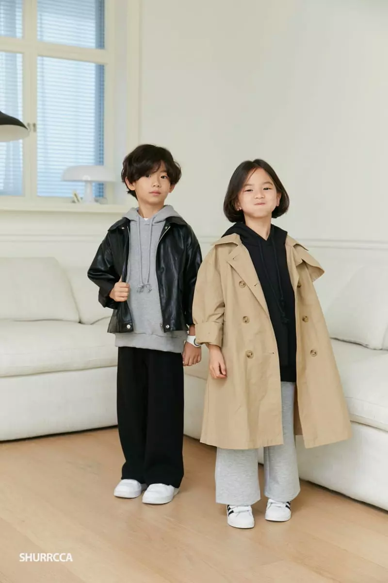Shurrcca - Korean Children Fashion - #kidsstore - Merci Trench Coat - 7