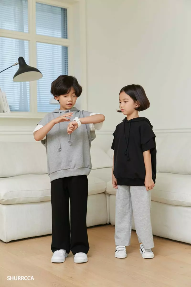 Shurrcca - Korean Children Fashion - #kidzfashiontrend - Hoody Vest - 5