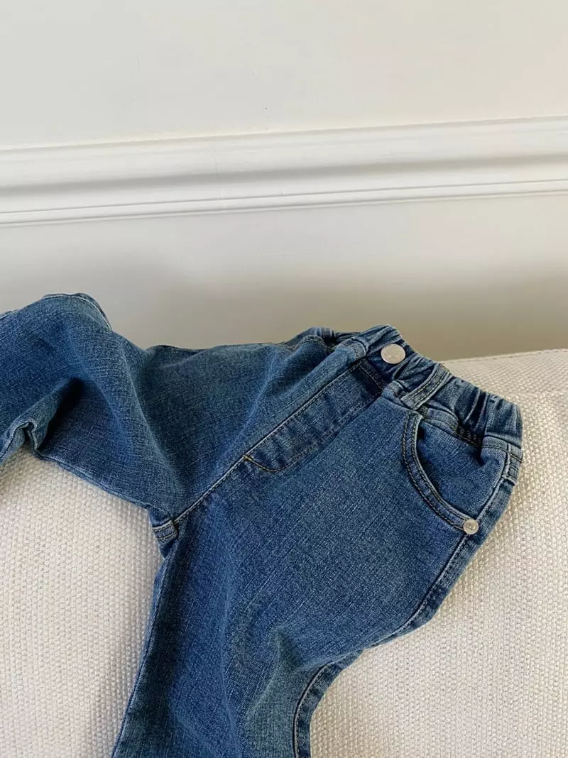Shurrcca - Korean Children Fashion - #kidzfashiontrend - Blue Jeans - 2
