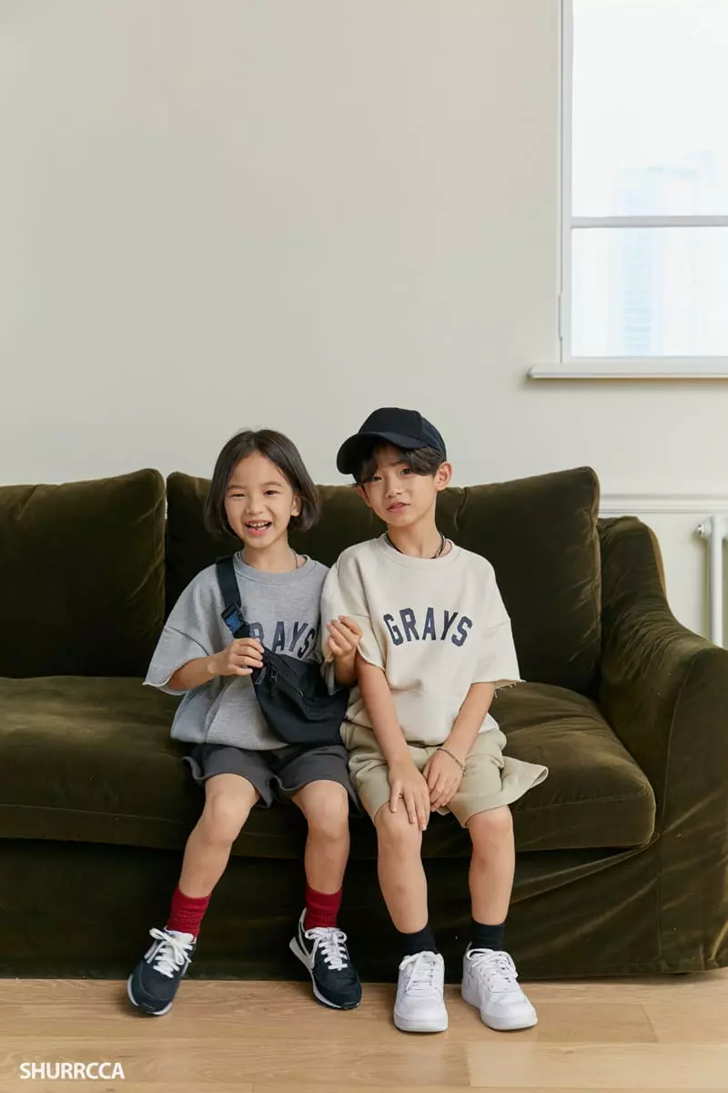 Shurrcca - Korean Children Fashion - #littlefashionista - Short Sweatshrit - 5