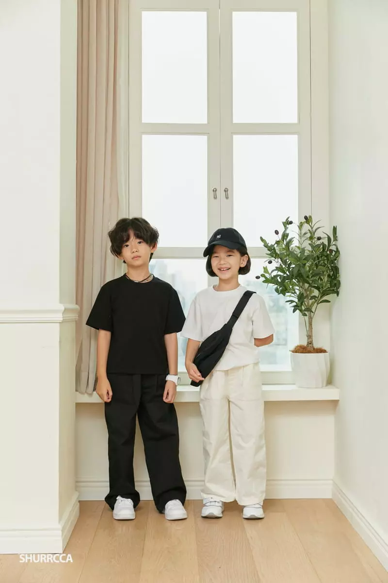 Shurrcca - Korean Children Fashion - #magicofchildhood - Plain Tee - 7