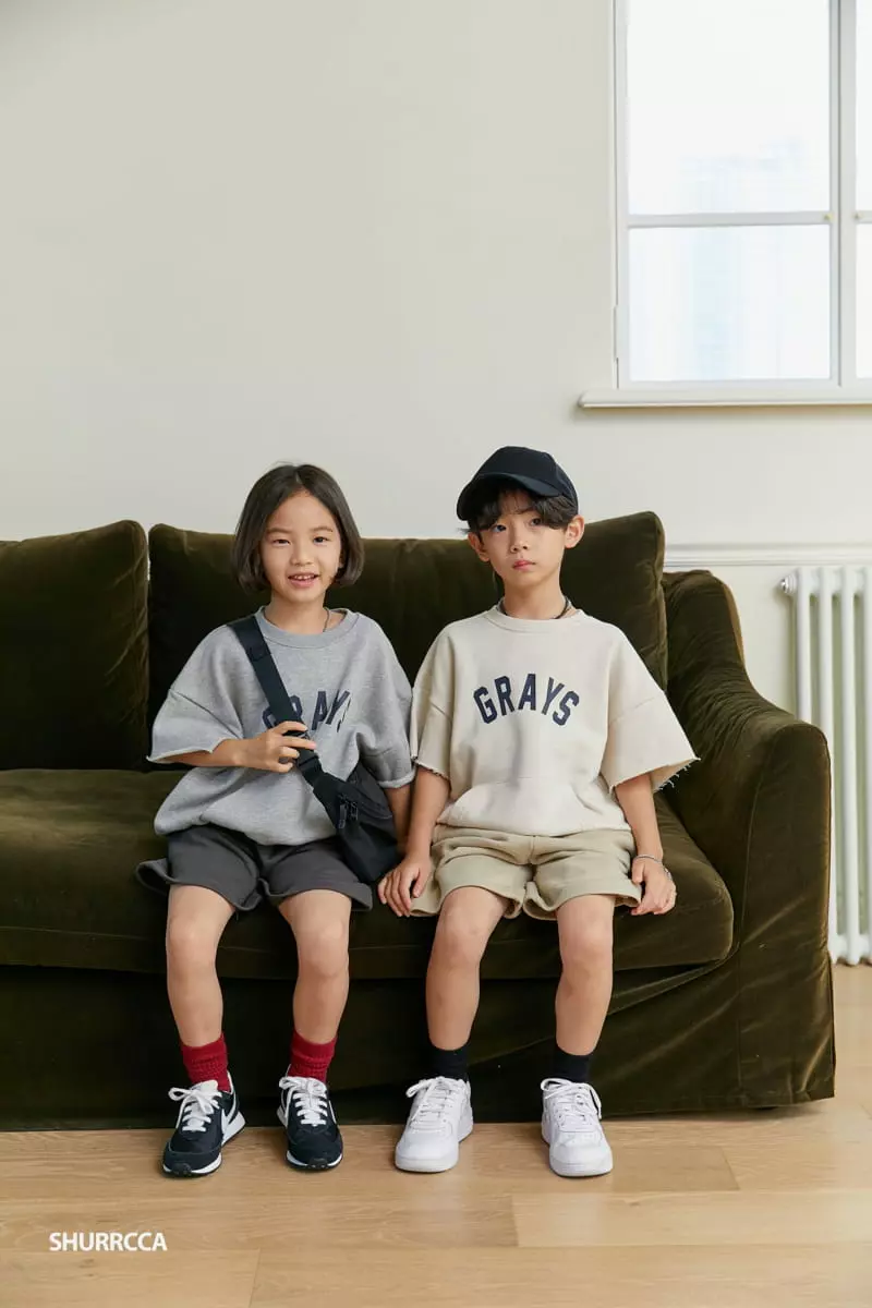 Shurrcca - Korean Children Fashion - #magicofchildhood - Short Sweatshrit - 6