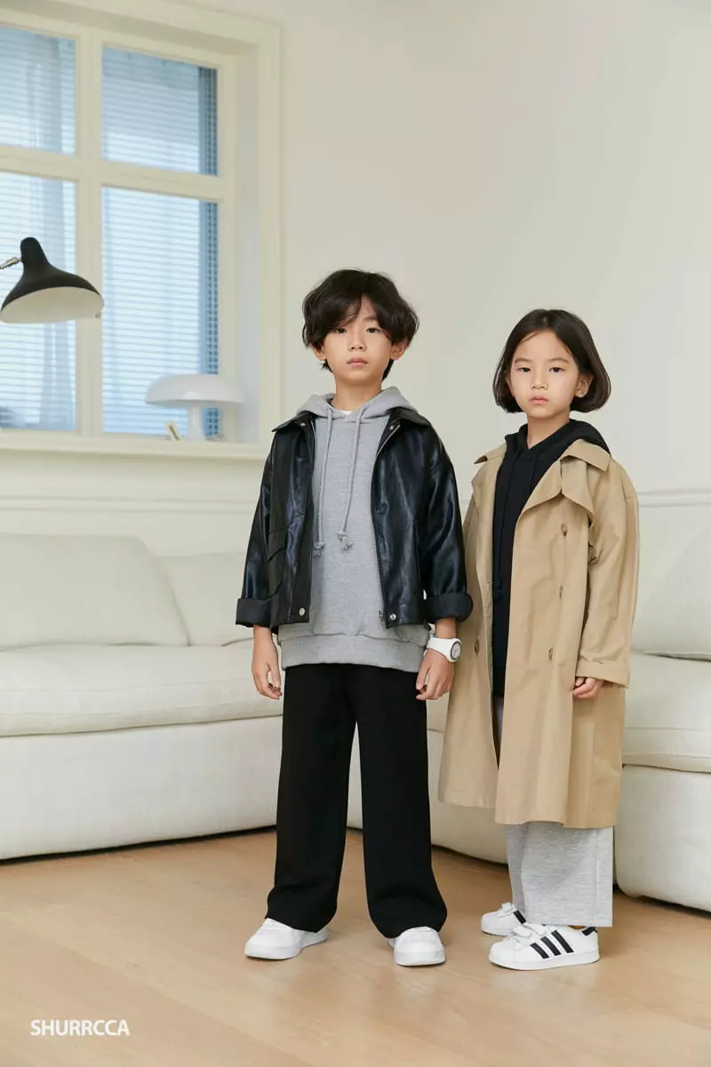 Shurrcca - Korean Children Fashion - #magicofchildhood - Pocket Leather Jacket - 10