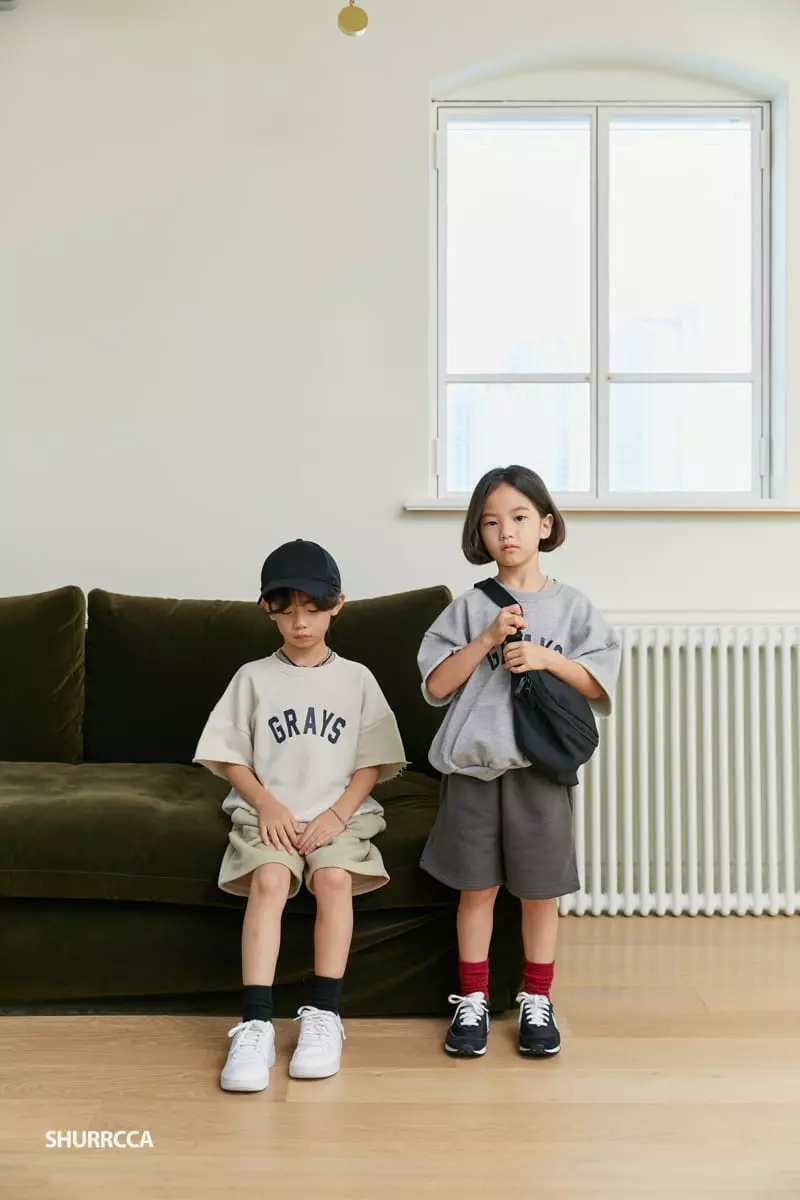 Shurrcca - Korean Children Fashion - #minifashionista - Short Sweatshrit - 7