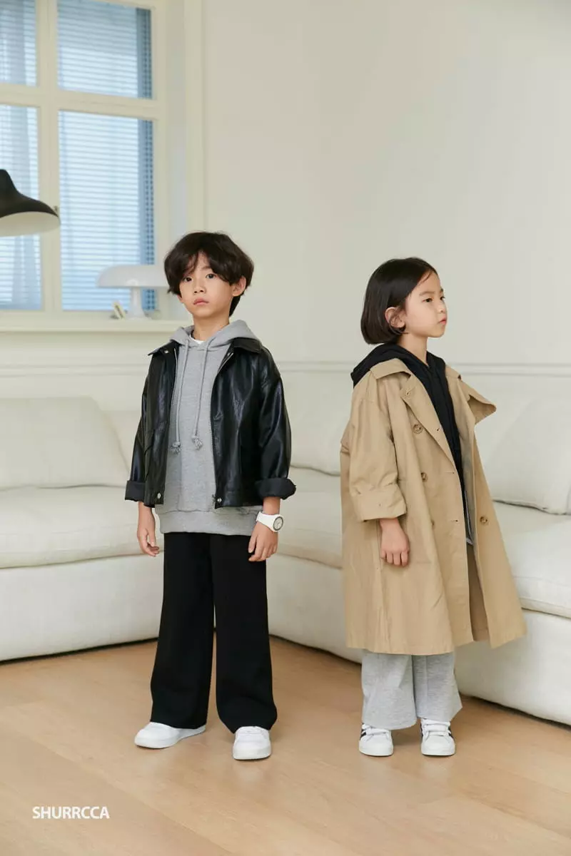 Shurrcca - Korean Children Fashion - #minifashionista - Merci Trench Coat - 12