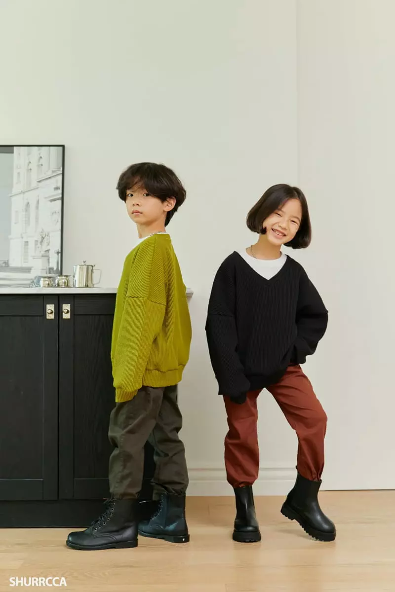 Shurrcca - Korean Children Fashion - #toddlerclothing - Croiffle Sweatshirt - 7