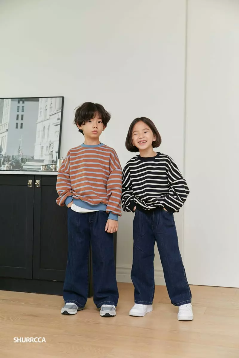 Shurrcca - Korean Children Fashion - #toddlerclothing - Wide Jeans - 5