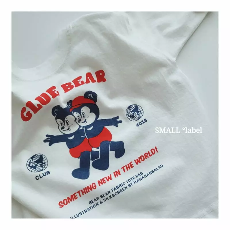 Small Label - Korean Children Fashion - #fashionkids - Twin Bear Tee - 2