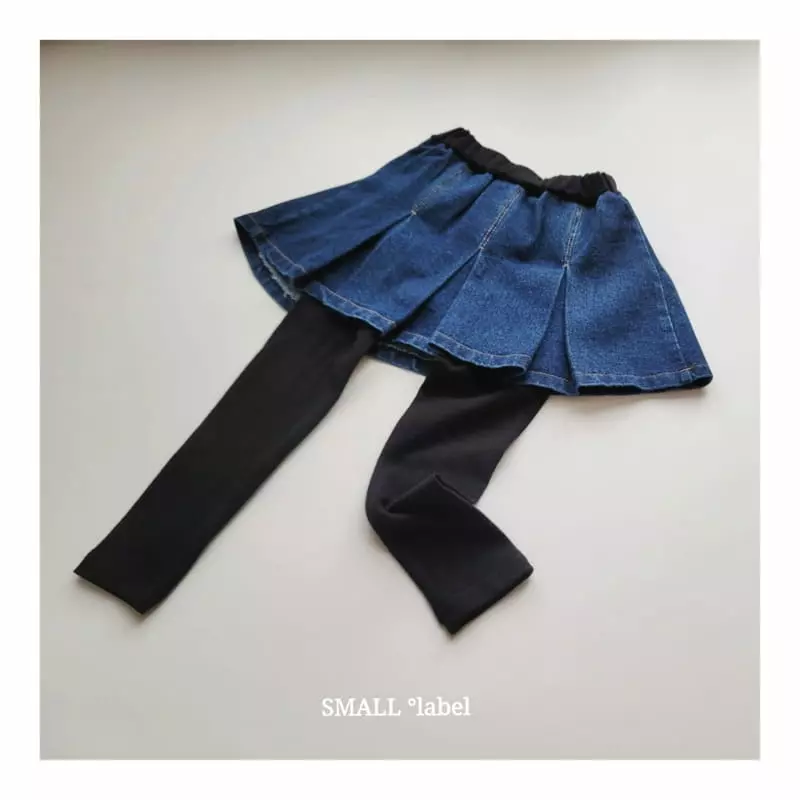 Small Label - Korean Children Fashion - #fashionkids - Denim Leggings - 5
