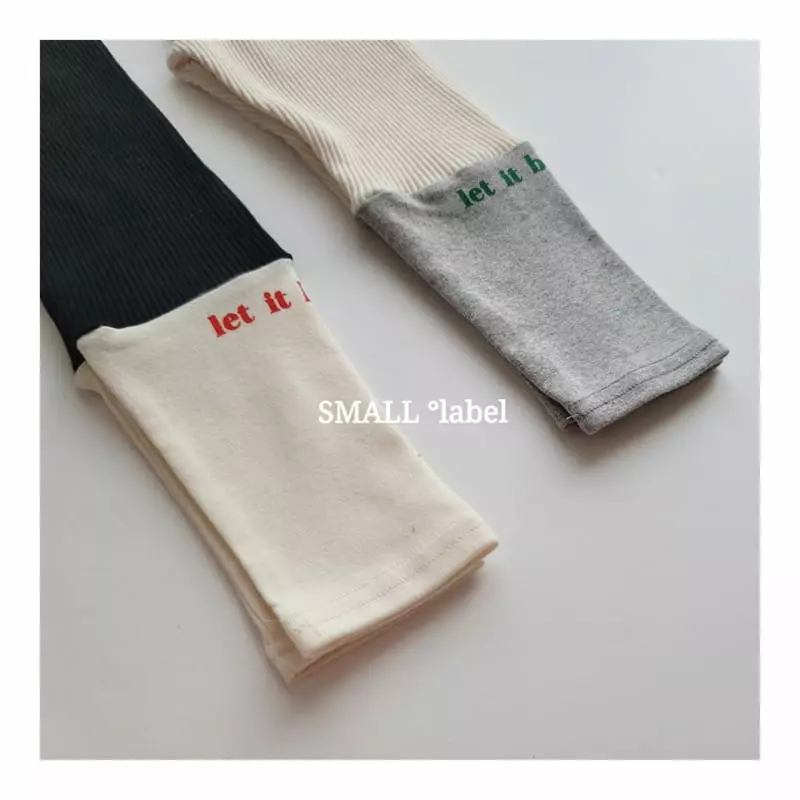 Small Label - Korean Children Fashion - #todddlerfashion - Let It Be Color Leggings - 12
