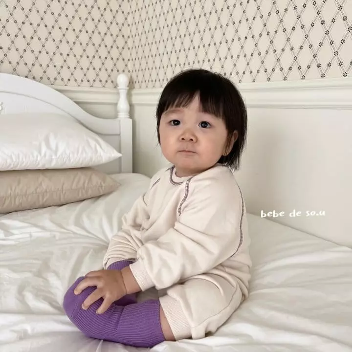 So U - Korean Baby Fashion - #babyclothing - Bebe Raglan Bodysuit