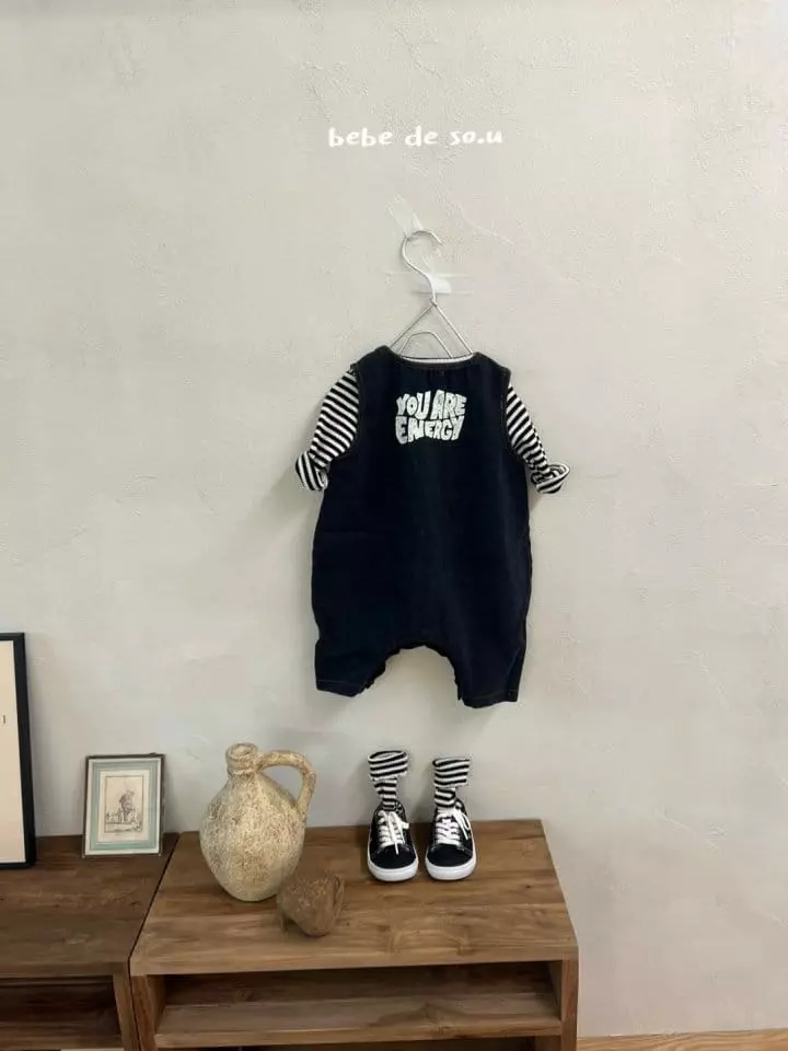 So U - Korean Baby Fashion - #babyfashion - Bebe Rib Tee - 4