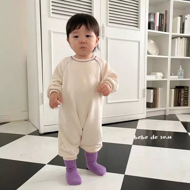 So U - Korean Baby Fashion - #babyfever - Bebe Raglan Bodysuit - 3
