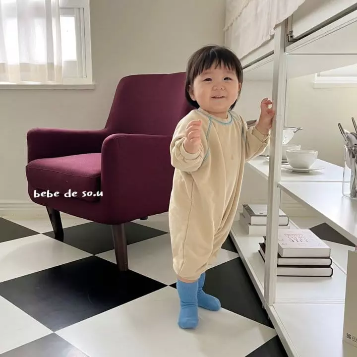 So U - Korean Baby Fashion - #babyootd - Bebe Raglan Bodysuit - 7